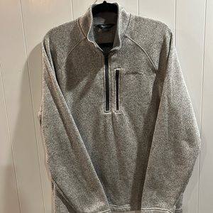 Eddie Bauer Gray Men’s Quarter Zip Sweater XL